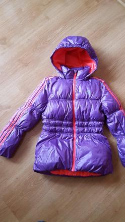 Teplá zimní bunda top stav, adidas,128