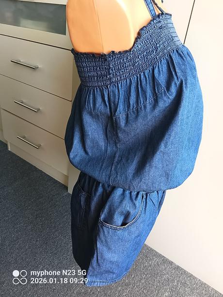 Šortky - overal zn."denim co" vel."36/38", denim co,38