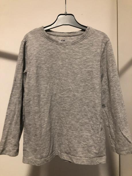 Šedé bavlněné triko, 110