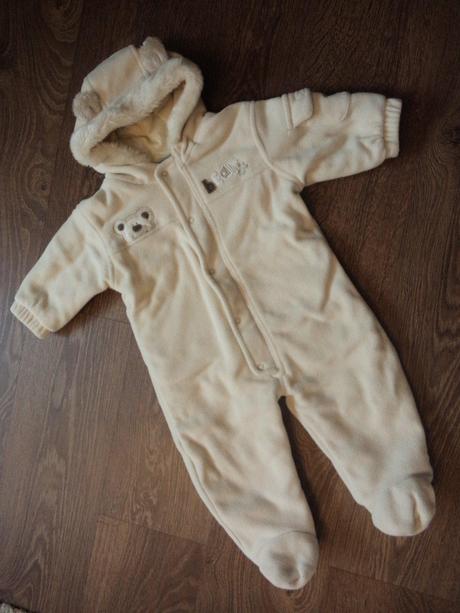 Béžová kombinéza s kapucou, cherokee,80