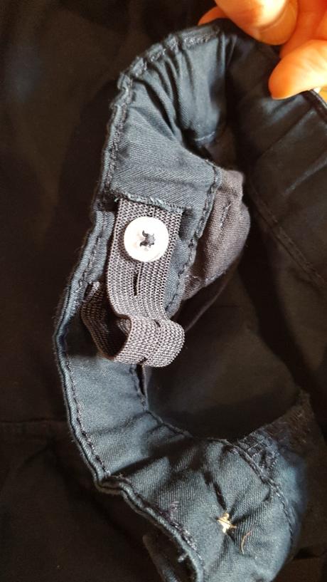 Bavlněné kraťasy chino, tmavomodré, 146, h&m,146