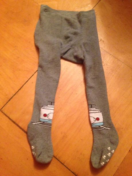 Dětské teplé punčocháče šalina, vlak vel. 86 - 92, 86