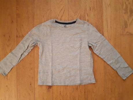Šedé triko 110/116, lupilu,116