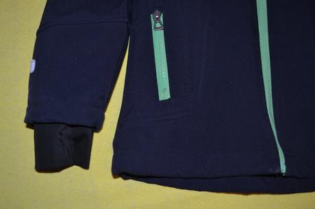 Podzimní softshellová bunda s fleece v.110/116, wolf,116