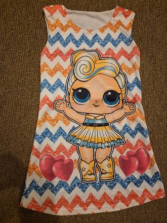 Dívčí šaty vel. 122, 122