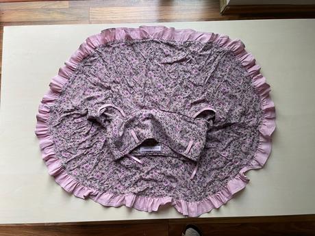 Kolová krátká sukně s vintage vzorem, vel 176 i as, 176