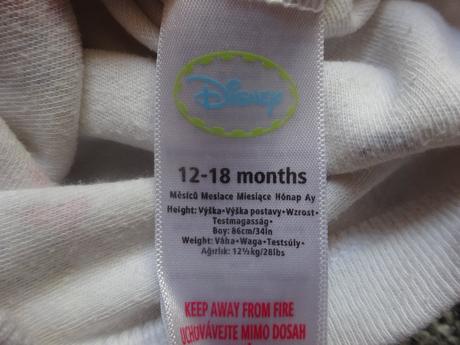 Body kr.r. s daisy, vel. 86, disney,86