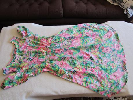 Zajímavé lehoučké letní šaty, jako nové, kik,134