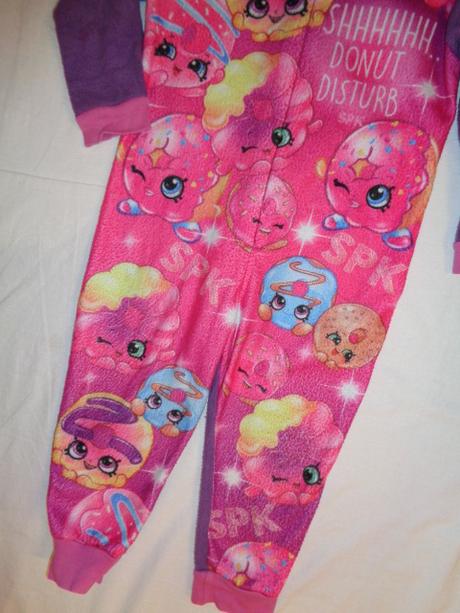 Luxusní flízový overal - donuti, 104