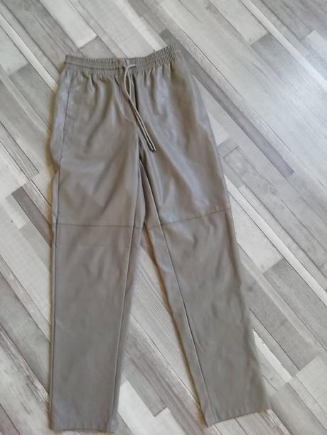 Koženkové kalhoty amisu, velikost 34, amisu,34