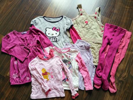 8 věcí pro děvčátko vel. 98, 86–98