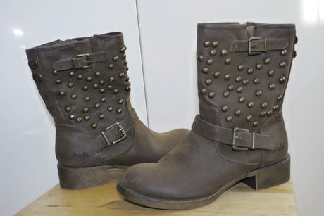 Hnede polokozacky rovna podrazka blowfish vel.37, 37