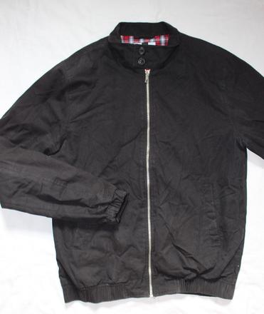 Ay25. černá bavlněná bunda vel. s, s