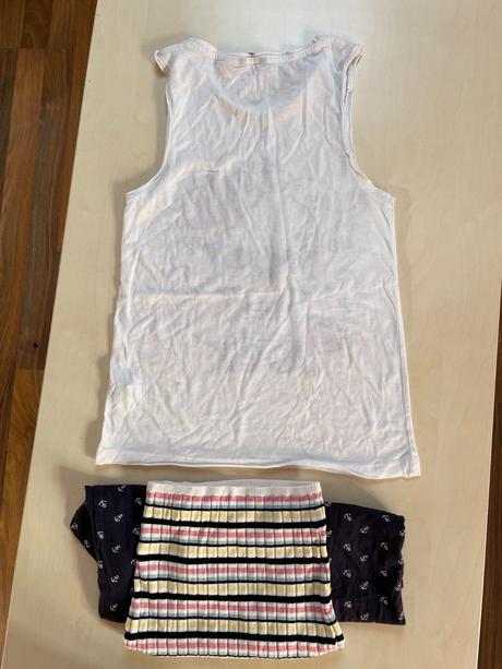 Set 3 tílek, vel xxs-xs, esmara,xs