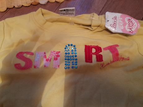 Triko,tričko s visačkou smart žluté na holku, 86