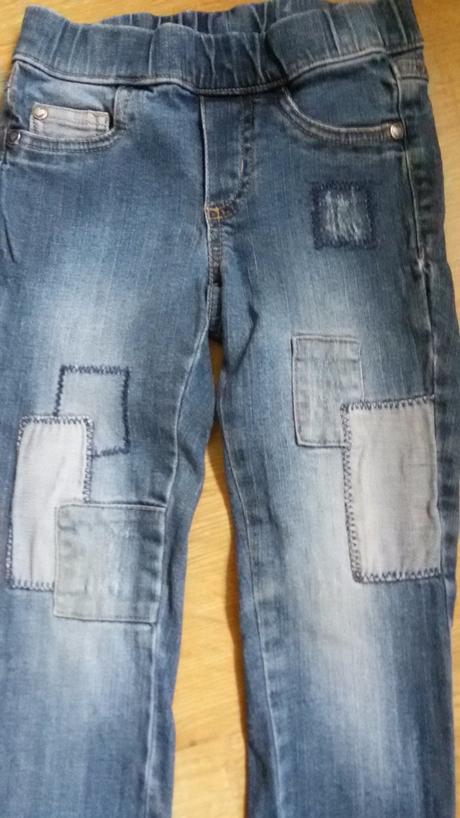 Zaplatové džíny kappahl, kappahl,104