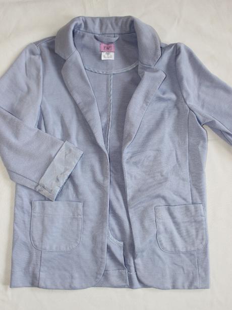 Va69 světle modré úpletové sáčko 8-9 let, f&f,134