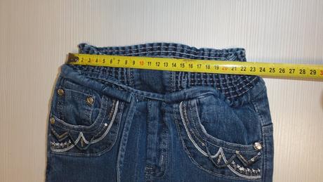 Zateplené riflové kalhoty, 116