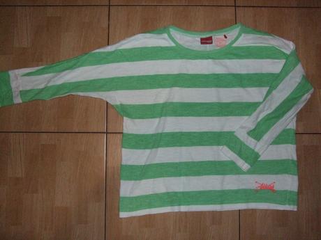 Pruhované tričko s raglán. rukávmi manguun teens, topomini,164