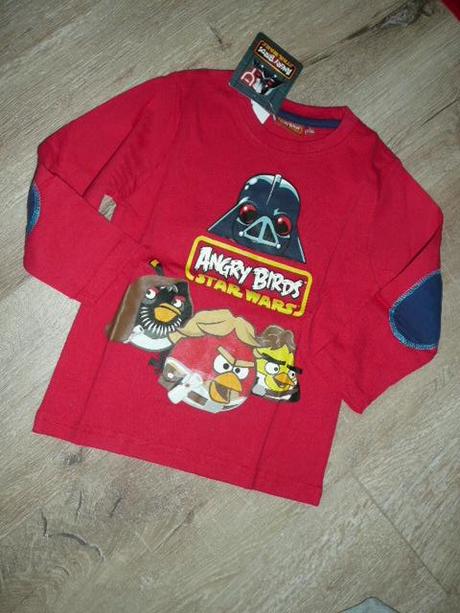 Tričko star wars angry birds vel 3/4 roky, marvel,98 / 104
