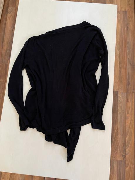 Tenký černý svetřík / kardigan, vel m,, m