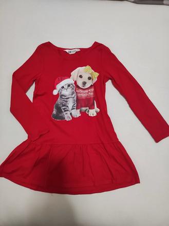 Vánoční šaty 110-116, 110