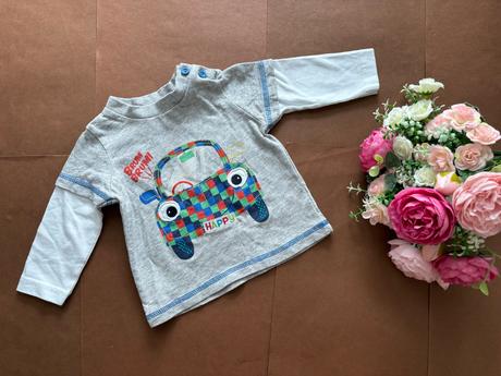 Triko s autičkem - v.3/6 měs, m&co,68