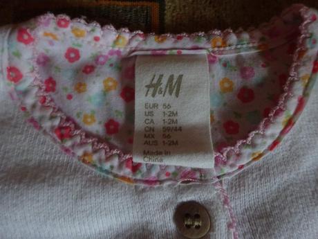 Mikina s kapsičkami, vel. 56, h&m,56