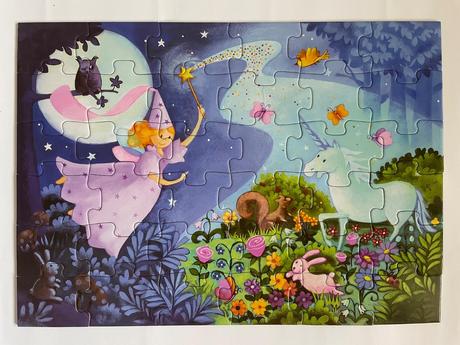 Puzzle djeco vila a jednorožec,