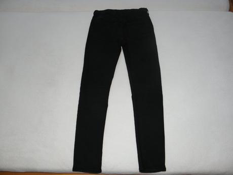 Dívčí černé rifle / džíny zn. h&m vel.146, h&m,146