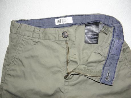 Chlapecké plátěné chino kraťasy zn. h&m vel.134, h&m,134