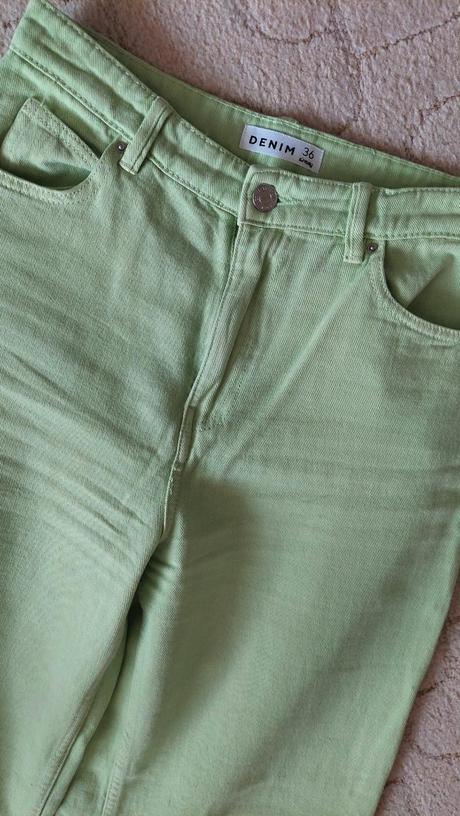 Hráškově zelené rifle sinsay, vel. 36/s, sinsay,s