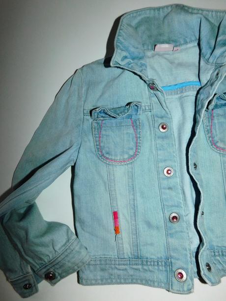 Dívčí džínová bundička, debenhams,116