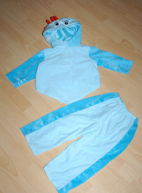 Karnevalový kostým duch iggle piggle,