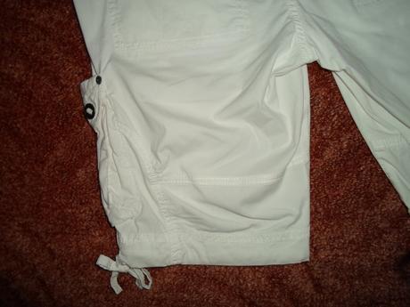 Bílé kalhoty kraťasy šortky, 40