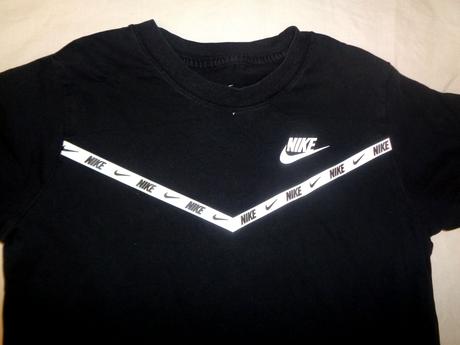 Černé bavlněné tričko nike, nike,140