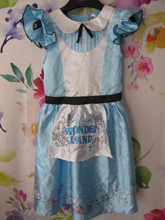 Kostým-šaty alenka v říši divů, 