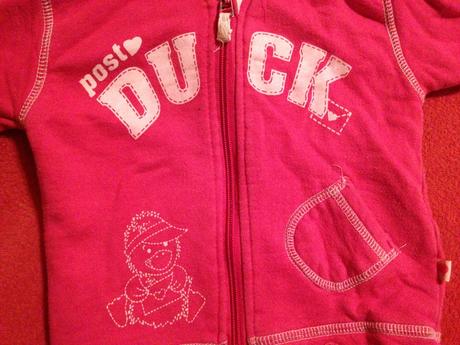 Dívčí mikina - mikinka kačenky, 80