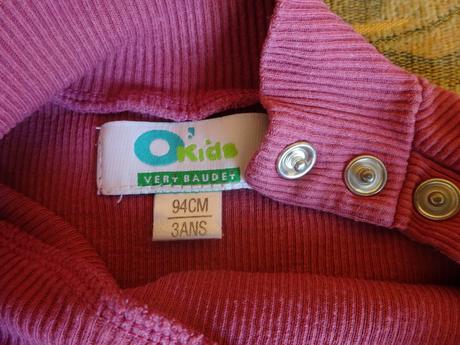 Tričko dl.r. s volánky, vel. 92, vertbaudet,92