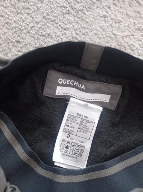 Zateplené kalhoty, decathlon,128