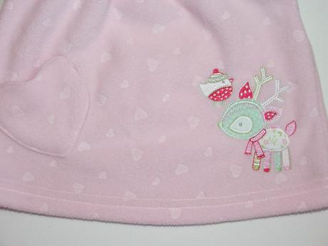 P322 flísové šaty / šatovka v.56, f&f,56