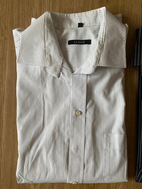 Pánské pruhované košile - 2 ks - vel. xl (43/44), 43