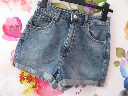Dámské, dívčí džínové kraťasy h&m, h&m,36