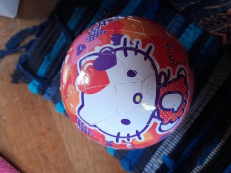 Hello kitty puzzle koule růžová, 