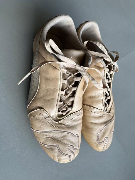 Tenisky puma béžová vel 37 kamínky kůže měkké, puma,37
