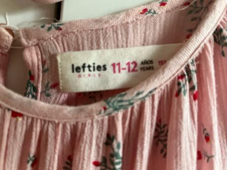 Lehké růžové šaty z viskozy lefties 11 let, 152