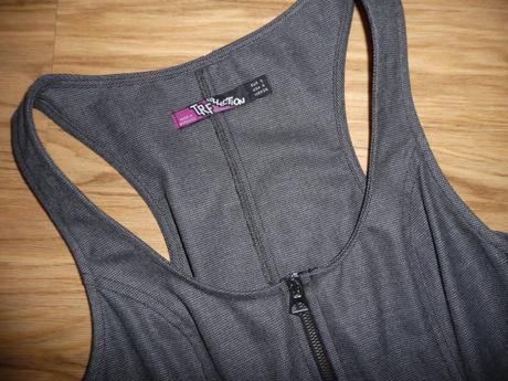 Šedé šaty trf collection vel.s, s