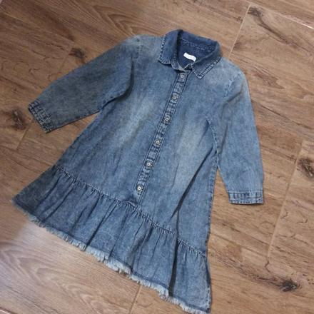 Džínové košilové šaty next, next,104