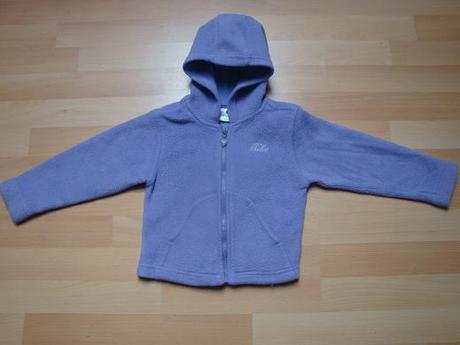 Mikina - fialová se zipem, ladybird,104