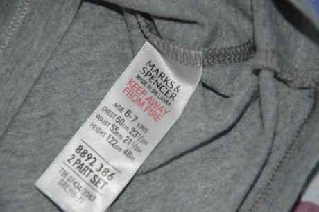 122 šedé bavlněné triko dlouhý rukáv, marks & spencer,122